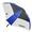 BLUE | 68 Inch Tour Deluxe Umbrella - SPF 35+